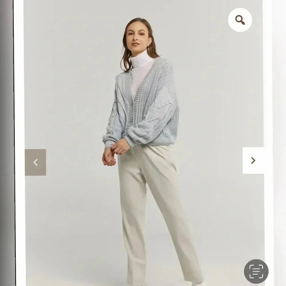 Gentle Herd Knit Buttoned Pink Cardigan - Picture 4 of 5